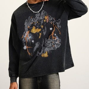 Sudadera Unisex de Manga Larga, 100% Algodón, Tejido, con Estampado Digital Personalizado, para Invierno, Protección contra el Viento, Fabricantes, Venta al por Mayor, Ropa Personalizada - Product Image 4