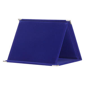 Placa de Terciopelo Azul Rojo Turquesa, Placa de Certificado de Terciopelo Plegable con Placa Dorada - Product Image 4