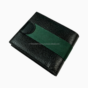 Cartera Minimalista de Cuero de Lujo para Hombre, Diseño Italiano, Negra, de Marca, Delgada, para Tarjetas, Venta al Por Mayor 1.1 - Product Image 6