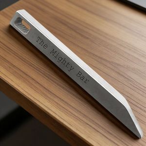 The Mighty Bar Stainless Steel Pry Bar 7mm Wedge End Multi Functional Tool For Home And Outdoor Use - Product Image 1