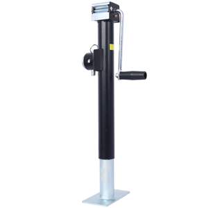 Db Pipe-Mount Swivel <b>Trailer</b> <b>Jack</b> 5000 Lbs 15-1/2 Inches Vertical Travel Black Weld-On - Product Image 4