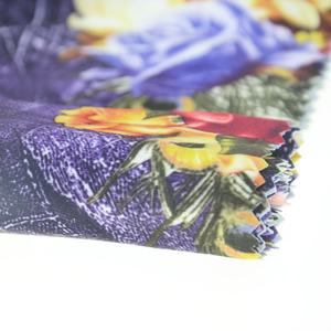 قماش حرير 95% ، نسيج حرير ، 5% بولي سبانديكس 100D + 20D, قماش حرير مضلع ، طباعة رقمية ، قماش تريكو - Product Image 3