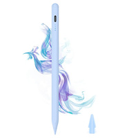 Lápiz Óptico Metálico REXIAO para iPad Pro y 6/7/8/9/10/11/A16, Carga Tipo-C, Rechazo de Palma, Lápiz Activo con 8 Horas de Duración de Batería