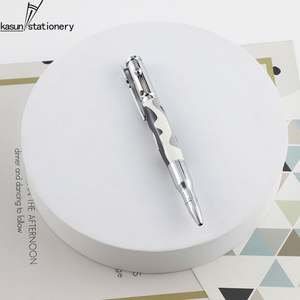 Nouveau design créatif : Stylo pistolet à action à ressort en forme de balle avec clip en métal motif fusil et logo personnalisé, idéal pour cadeau d'affaires - Product Image 6