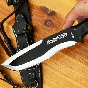 มีดต่อสู้แบบปรับแต่งได้สำหรับทหารราบ คุณภาพสูง ทำจากเหล็กกล้าไร้สนิม G10 ปลายมีดแบบ Drop Point สำหรับกิจกรรมกลางแจ้ง ตั้งแคมป์ พร้อมปลอกมีด พกพาสะดวก ใช้ในชีวิตประจำวัน ระดับ DIY - Product Image 4