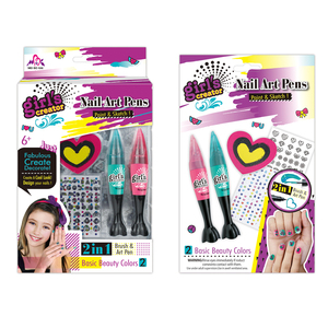 Juego de Maquillaje de Juguete para <span class=keywords><strong>Niñas</strong></span> Pequeñas, Proveedores Chinos, Kits de Pinceles de Arte de <span class=keywords><strong>Uñas</strong></span> Coloridos con Secador, <span class=keywords><strong>Esmalte</strong></span> de <span class=keywords><strong>Uñas</strong></span> No Tóxico para Niños - Product Image 6