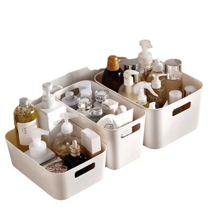 Storage <b>Baskets</b> Rectangle With Handle For Bathroom Kitchen Desktop Organizers Small Storage Boxes - Product Image 5