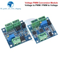 Modul Konversi TZT PWM ke Tegangan 0%-100% ke 0-10V Cocok untuk PLC MCU Sinyal Digital-ke-analog PWM Konversi yang Dapat Disesuaikan