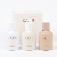 Flacon de parfum décoratif en verre de 100 ml avec boîte, design personnalisé