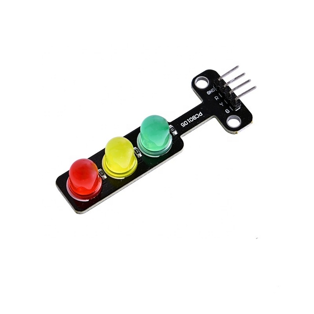 Module Mini 5V Traffic Light LED Display Module for Smart Car Robot Red Yellow Green 5mm LED RGB Traffic Light for Traffic Light