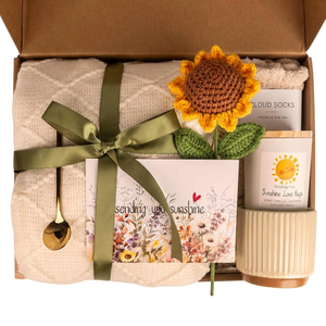 2026 Best Selling Women's Creative Gift Set Blanket Ceramic Mug Scented Candle Cup Socks Gift Set for Her Perfect Holiday Gifts - Product Image 1