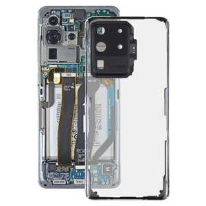 Pièces de rechange au prix d'usine pour <span class=keywords><strong>Samsung</strong></span> Galaxy <span class=keywords><strong>S20</strong></span> <span class=keywords><strong>Ultra</strong></span>, coque arrière transparente en verre pour <span class=keywords><strong>batterie</strong></span> - Product Image 1