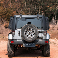 Boîte de rangement arrière gauche et droite Tacmolle avec table dissimulée pour Jeep Wrangler JK