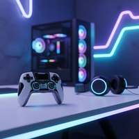 Manette sans fil GAMINJA pour PS5, joysticks à effet Hall, pavé tactile, bouton Turbo, manette de jeu haute sensibilité