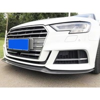Lèvre de pare-chocs avant en fibre de carbone pour Audi S3 A3 SLINE berline 4 portes 2017-2019