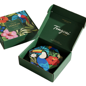 Boîte en carton ondulé personnalisée, épaisseur 2 mm, vernissage, emballage recyclable pour cosmétiques, cadeaux, expédition, e-commerce, vente au détail - Product Image 1
