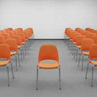 Nouvelle arrivée, chaise de bureau en maille au design moderne, chaise de réunion en plastique confortable, salle de conférence, visiteurs, empilable, cadre en fer fixe