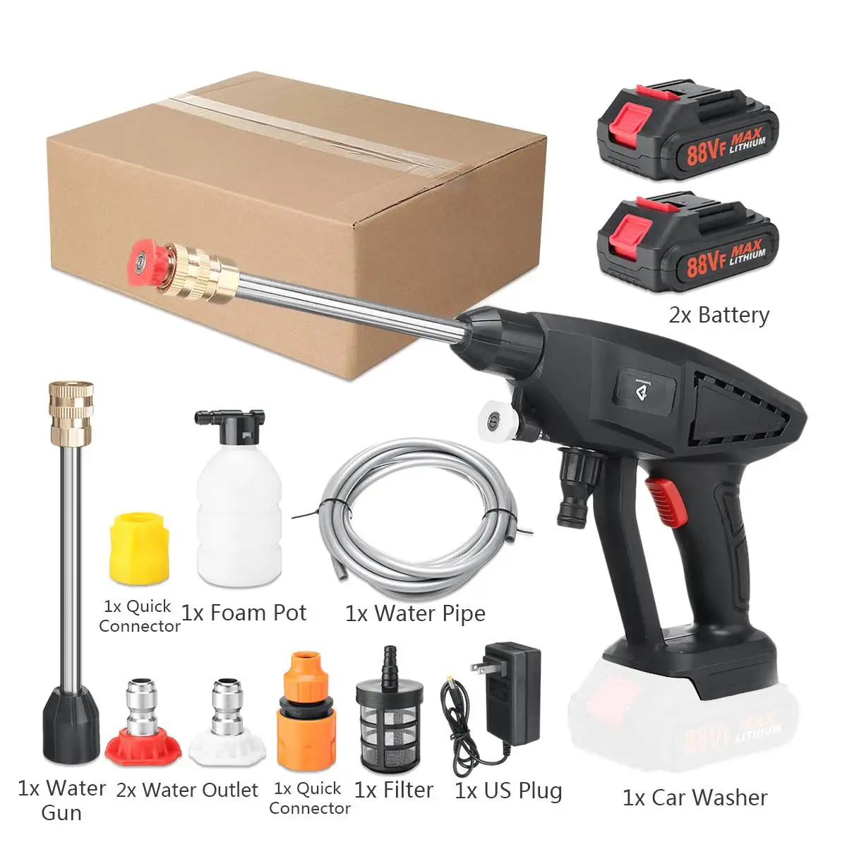 Prise américaine pour batterie 2Battery