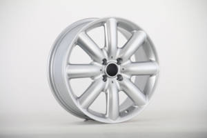 Meilleur prix <span class=keywords><strong>17</strong></span> <span class=keywords><strong>pouces</strong></span> argent alliage d'aluminium coulée jante conception à cinq rayons avec PCD 4*100 ET48 CB56.1 nouveau pour <span class=keywords><strong>MINI</strong></span> <span class=keywords><strong>Cooper</strong></span> - Product Image 2