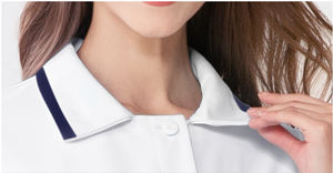 <span class=keywords><strong>Camice</strong></span> da Infermiera per Uso Ospedaliero con Colletto, Senza Pantaloni, Manica Lunga, Personalizzabile - Product Image 3