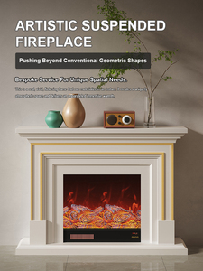 Cheminée électrique d'angle décorative d'intérieur <span class=keywords><strong>de</strong></span> qualité supérieure pour fabricants <span class=keywords><strong>de</strong></span> meubles - Product Image 6