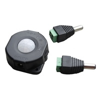 LP-8025 saklar Sensor cahaya dapat diatur, Sensor PIR lemari pakaian kerja sepanjang hari 12V 24V