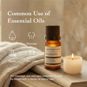 Aceite Esencial de Menta y Hierbabuena OEM 10ml 100% Puro Destilado al Vapor para Cuidado de la Piel, Aromaterapia, Alivio del Dolor y Anti-Hinchazón - Product Image 3