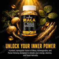 Gélules de Maca OEM pour l'amélioration masculine, complément alimentaire à base de plantes pour stimuler la libido et l'endurance, avec Ashwagandha, Panax Ginseng et Maca pour un meilleur sommeil