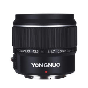 YONGNUO YN42.5 มม.F1.7M ขนาดใหญ่รูรับแสง <span class=keywords><strong>AF</strong></span>/MF มาตรฐาน Prime เลนส์ M4/3 Mount กล้อง DSLR สําหรับ GF8 GF9 <span class=keywords><strong>Olympus</strong></span> E-PL9 - Product Image 1