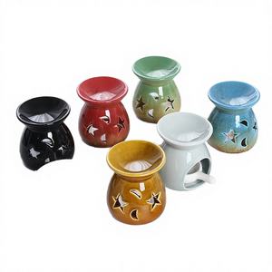 Warmer Aromatherapy <b>Diffuser</b> Home Bedroom Tealight Wax Warmer Ceramic Candle Essential <b>Oil</b> Burner Eco-Friendly All-Season - Product Image 3