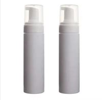Botol pompa busa putih hewan peliharaan, wadah botol busa plastik kosmetik botol busa putih 100ml 120ml 150ml 200ml