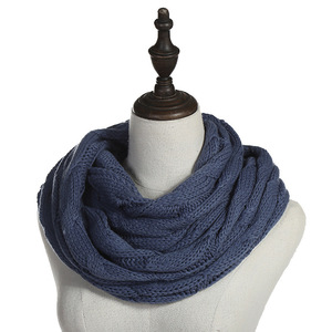 Cosum Fashion Lady Circle Loop Winter <strong>Infinity</strong> <strong>Scarf</strong> Knit Neckerchief Thick <strong>Scarf</strong> for Women - Product Image 6