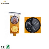 Clignotant solaire double haute intensité en métal, autonomie de 50 000 h pour avertissement de danger et éclairage de sécurité routière, portable