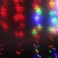 Weihnachts-Schneemann Schneeflocke Weihnachtsmann Weihnachtsbaum Glocke Laser-Diffraktion Nicht-polarisierte 3D-Brille Feuerwerk Stereo-Modell