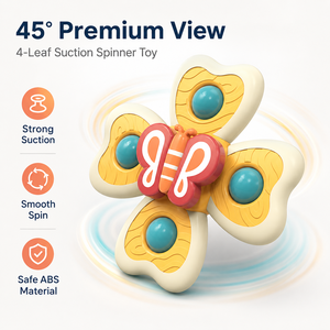 Jouet sensoriel pour bébé, <span class=keywords><strong>spinner</strong></span> à ventouse papillon, pour le bain - Product Image 5
