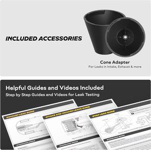 <span class=keywords><strong>AutoLine</strong></span> Pro HyperSmoke Machine à fumée automobile Testeur <span class=keywords><strong>de</strong></span> fuite <span class=keywords><strong>de</strong></span> vide EVAP - Pression réglable - Fluide fumigène approuvé par l'OEM - Intégré - Product Image 5