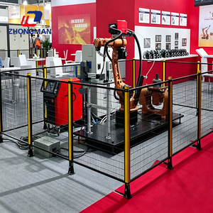 Clôture de protection pour atelier robotique 1800*600 mm, cadre en profilé d'aluminium, anti-rongeurs, écologique, porte treillis CE - Product Image 1