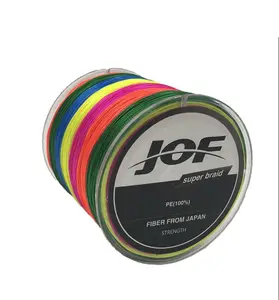 JOF 8 Stands Multicolor 150m PE fishing line super strong JOF BRAIDED FISHING LINE