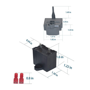 Démarreur de réfrigérateur Huying Electric Appliances W10189190 1,6 po x 1,22 po x 1,30 po, réinitialisation manuelle, pièce en plastique durable - Product Image 1