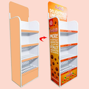 Tùy Chỉnh In Ấn Siêu Thị Các Tông Khoai Tây Chip Bánh Mì Bánh Quy Nuts Thực Phẩm Snacks Kẹo Bán Lẻ Tầng Hiển Thị Đứng Giá - Product Image 5