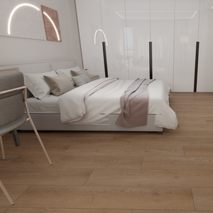 Suelo laminado <span class=keywords><strong>flotante</strong></span> HDF <span class=keywords><strong>AC4</strong></span> personalizable de 12mm, resistente al agua, resistente al desgaste, acabado mate, tablón ancho - Product Image 6