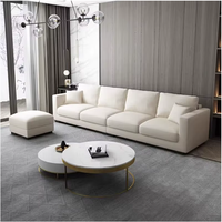 Canapé-lit convertible trois places en tissu, style nordique minimaliste, sans cadre, compressé sous vide, avec coussins décoratifs en mousse compressée