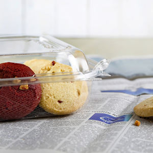 Contenedores de Bandeja Transparentes de PET de Dos Piezas de Alta Calidad de 48 Onzas, Diseño Patentado de Seguridad a Prueba de Manipulación, Reciclables para Alimentos, Ensaladas y Comestibles - Product Image 6