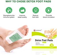 2024 nouveaux produits coussinets de pied de lavande usage domestique patchs de pied de désintoxication à base de plantes patchs vitaux de désintoxication de soins de santé