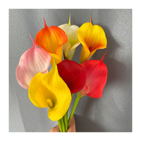 Weiche Plastik-Kleine Calla-Lilie Nr. 2 Dekorative Künstliche Blumen Dekorationspflanze