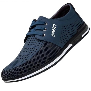 Zapatos de Hombre para Negocios y Ocio, Perforados, Cómodos, Transpirables, Antideslizantes, con Suela Suave, Zapatos Deportivos y de Ocio para Hombre - Product Image 5
