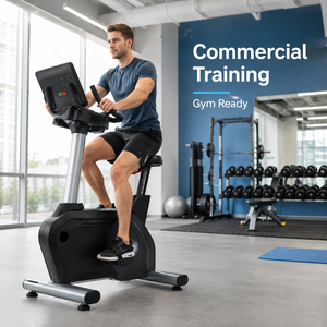 Clearance Sale Magnetic Upright Stationary Bike Indoor Cycling Bike Home Commercial Gym Cardio Workout <b>Exercise</b> Bike - Product Image 2