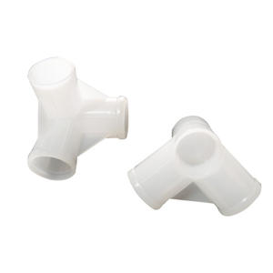 Connecteurs en plastique à quatre trous à trois voies pour accessoires de garde-robe en tissu, pièces de support d'étagère épaissies pour étagères à chaussures, interface simple - Product Image 1