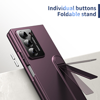 Étui de protection pour téléphone portable ultra-mince pour samsung galaxy Z Fold 6 5 4 3 étui de téléphone Premium de luxe avec support et protecteur d'écran