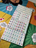 Juego de Mahjong Americano de Lujo Moderno con Diseño de Telaraña de Halloween, 1.4 Pulgadas, Tamaño Estándar, 160 Fichas, Acrílico Sólido, Ecológico, Portátil, para Regalo